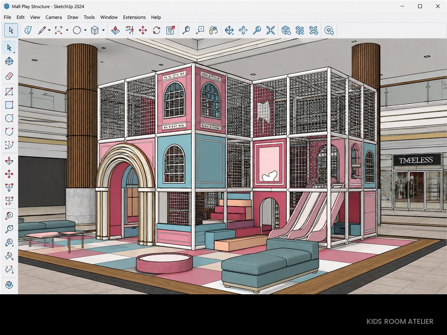 Studio volumetrico SketchUp