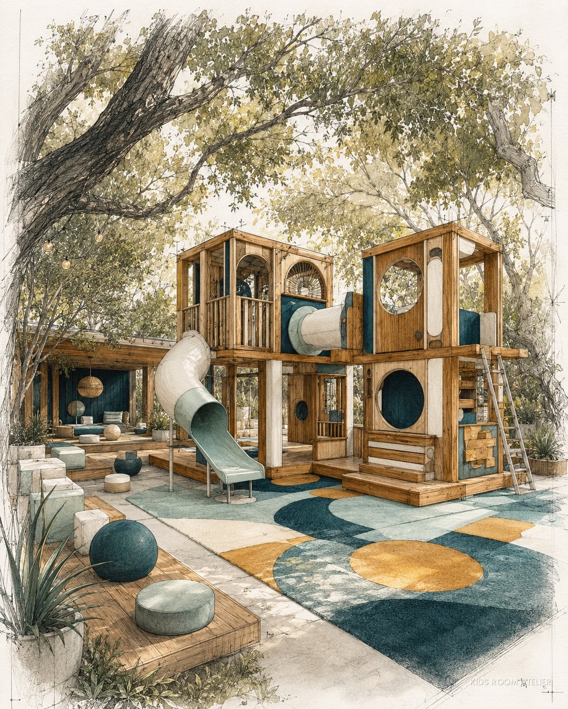 Schizzo delle case gioco
