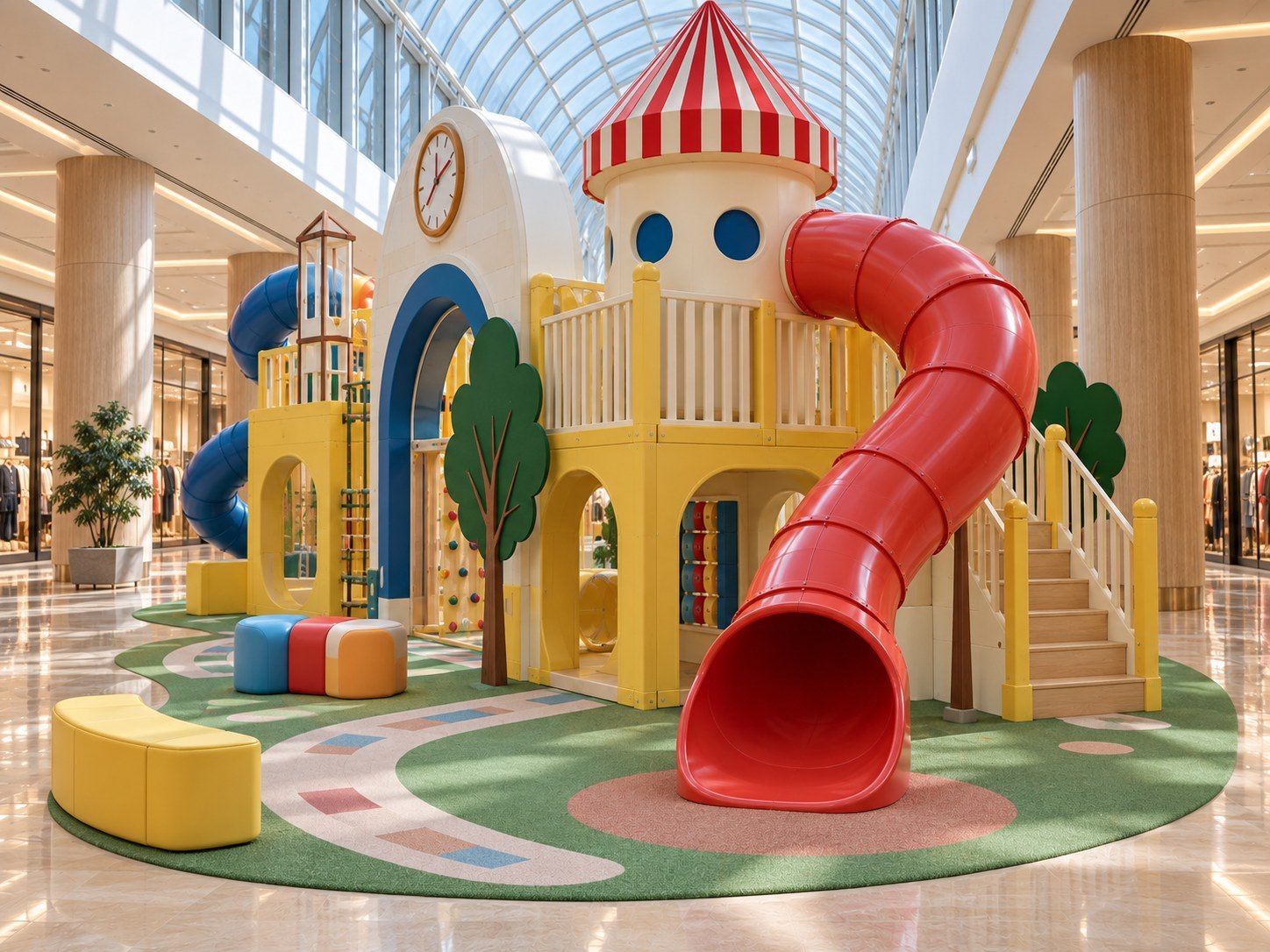 The tower and the slide